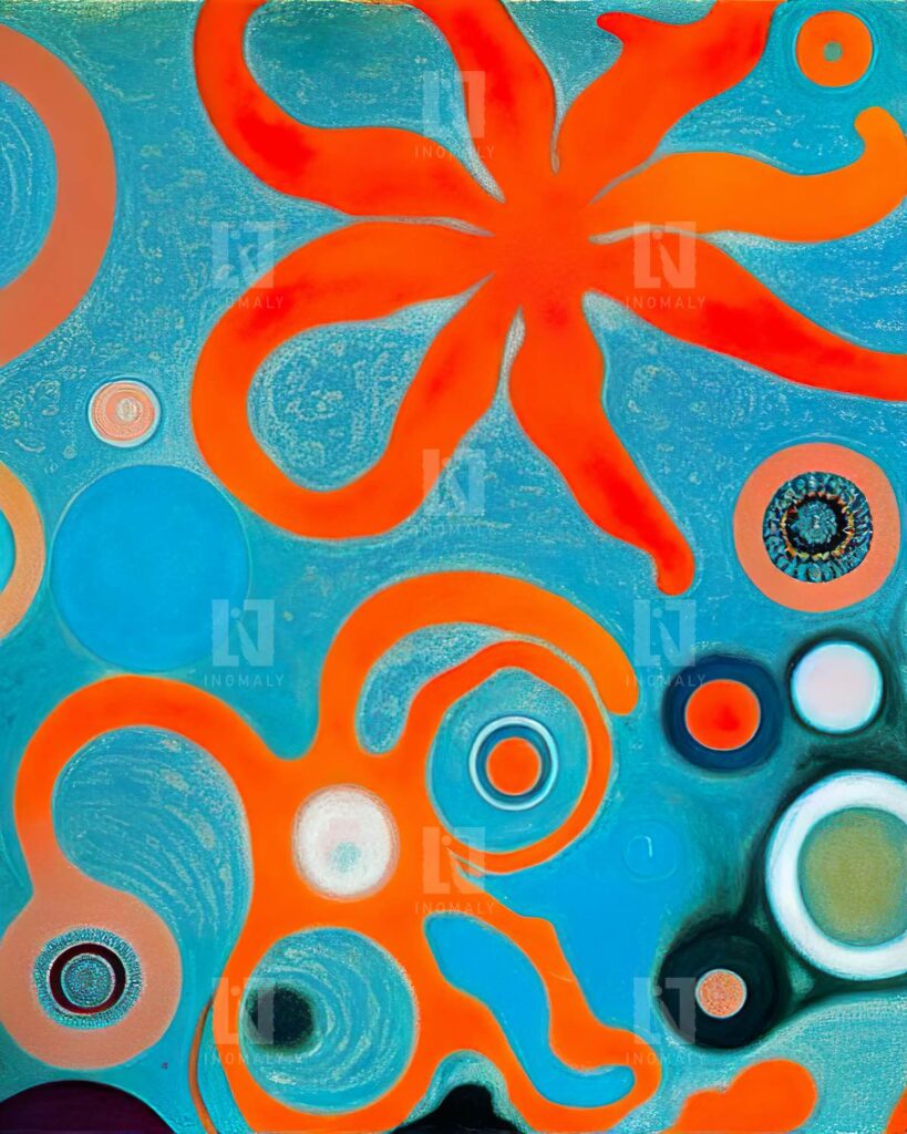 Reef 002 Abstract Coastal Wall Art Print Inomaly Australia