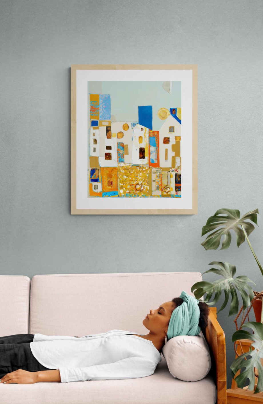 Esplanade 002 - Abstract Coastal Wall Art Print