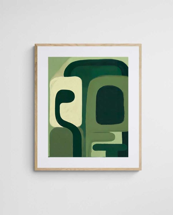 Abstract wall art print - Deep-Jungle