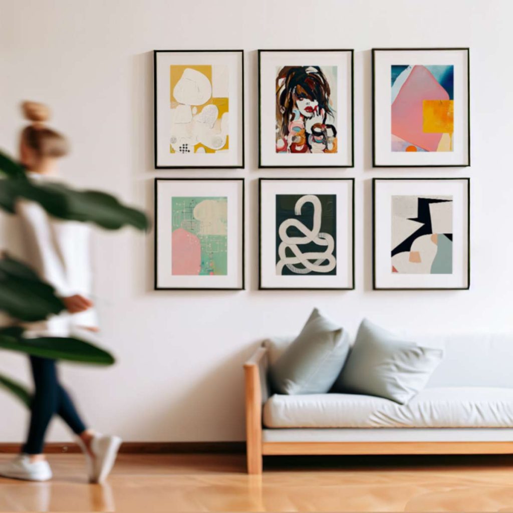 Build Your Art Wall Abstract Wall Art & Prints Australia Inomaly Art