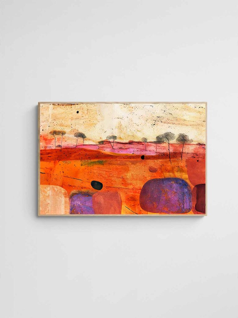 Abstract Australian Landscape - Red Centre - Inomaly Australia
