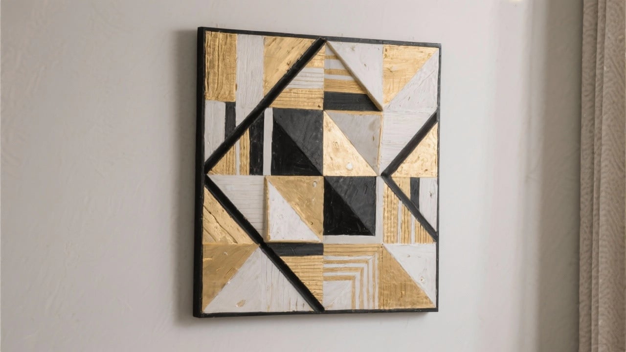 geometric wall art - The Geometric Abstract Trend