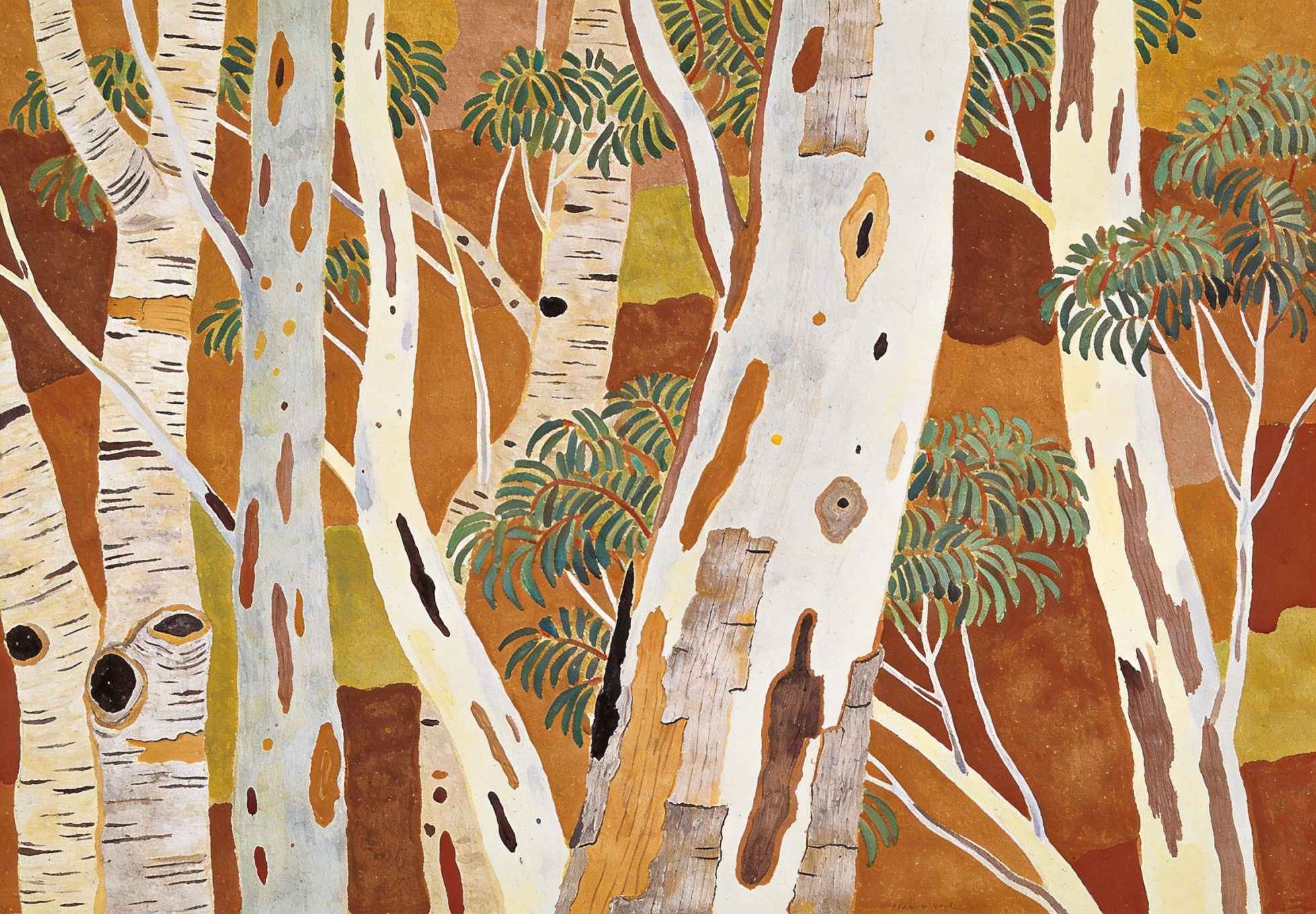 Paperbark Texture Art Paperbark Textures - Abstract Melaleuca Nature Print - original abstract wall art print