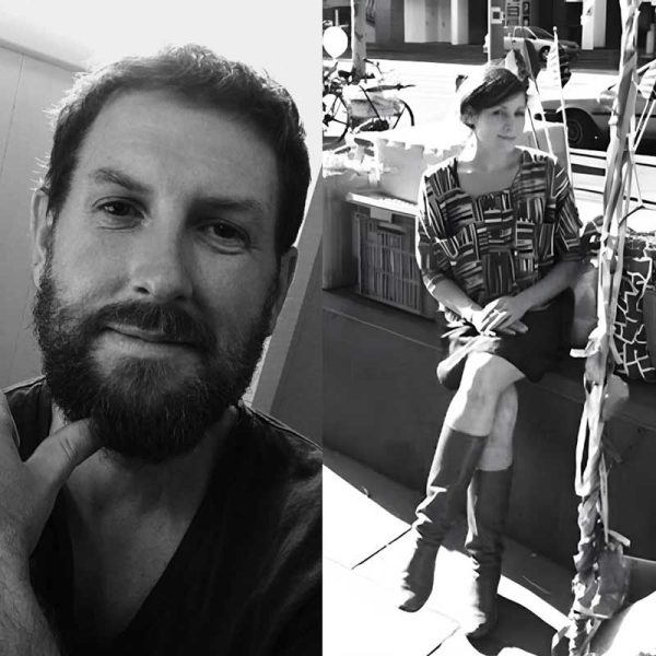 Australian abstract artists Joseph Russell and Kathryn Foster