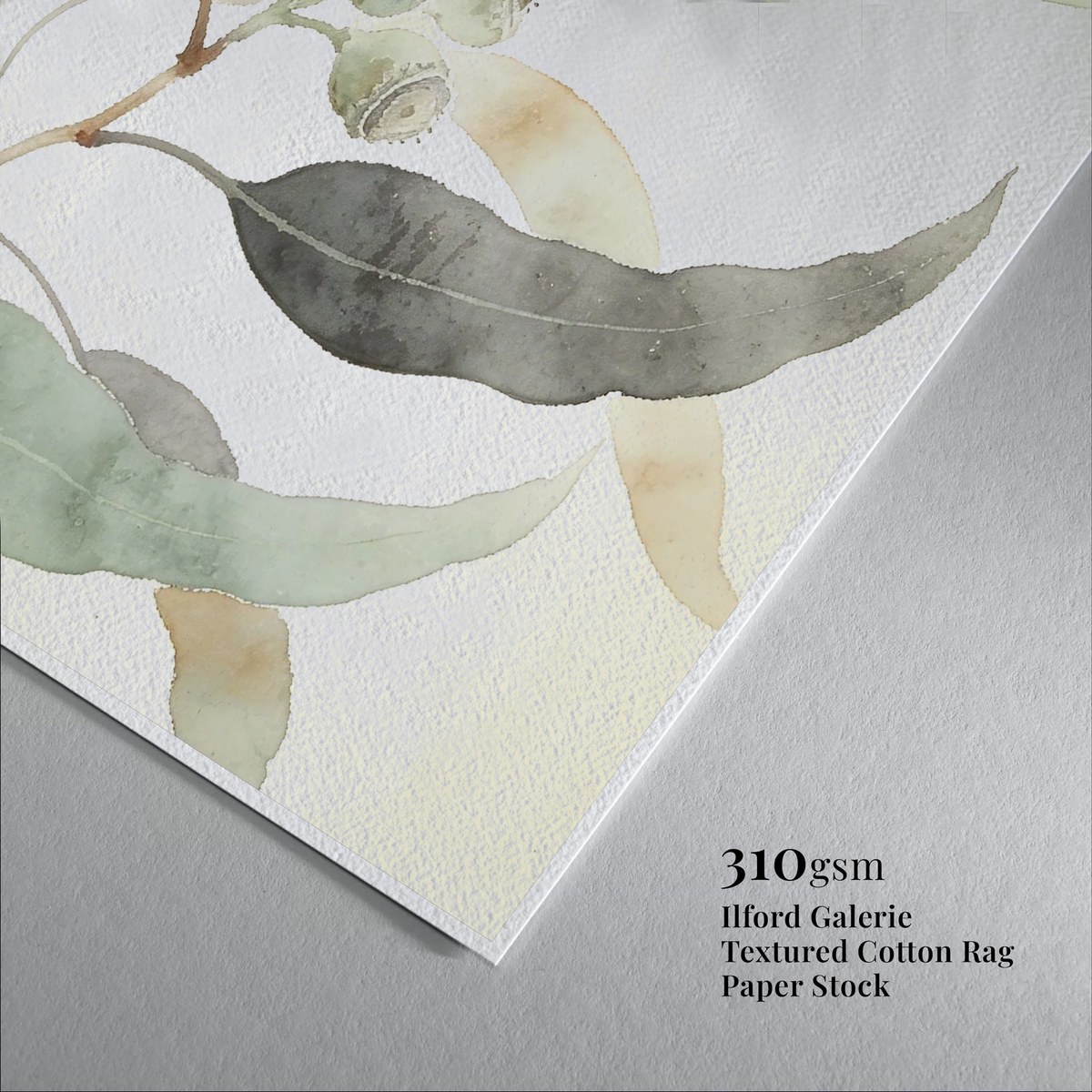 green floral boho art print Green Minimalist Eucalyptus art print with framed frame - high quality giclée print