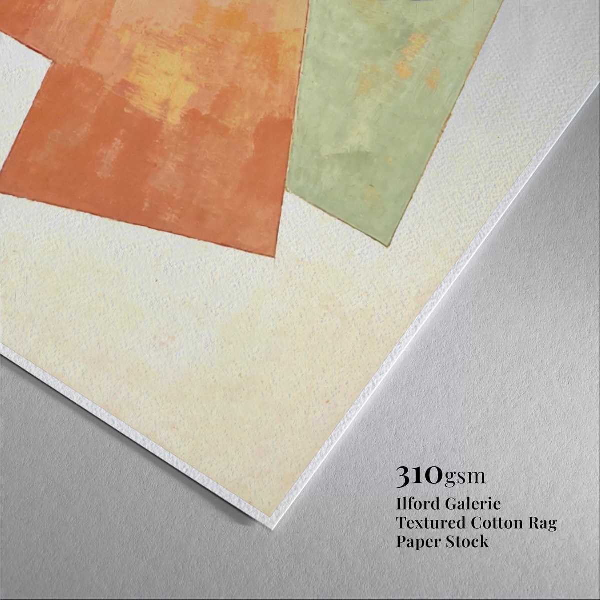 mid century geometric art Serene Fragments art print with framed frame - high quality giclée print