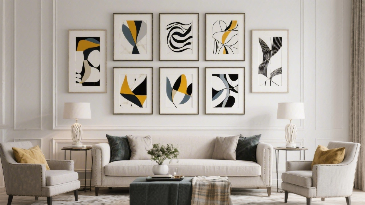 abstract painting display wall options - Quick Reference: Display Methods Comparison