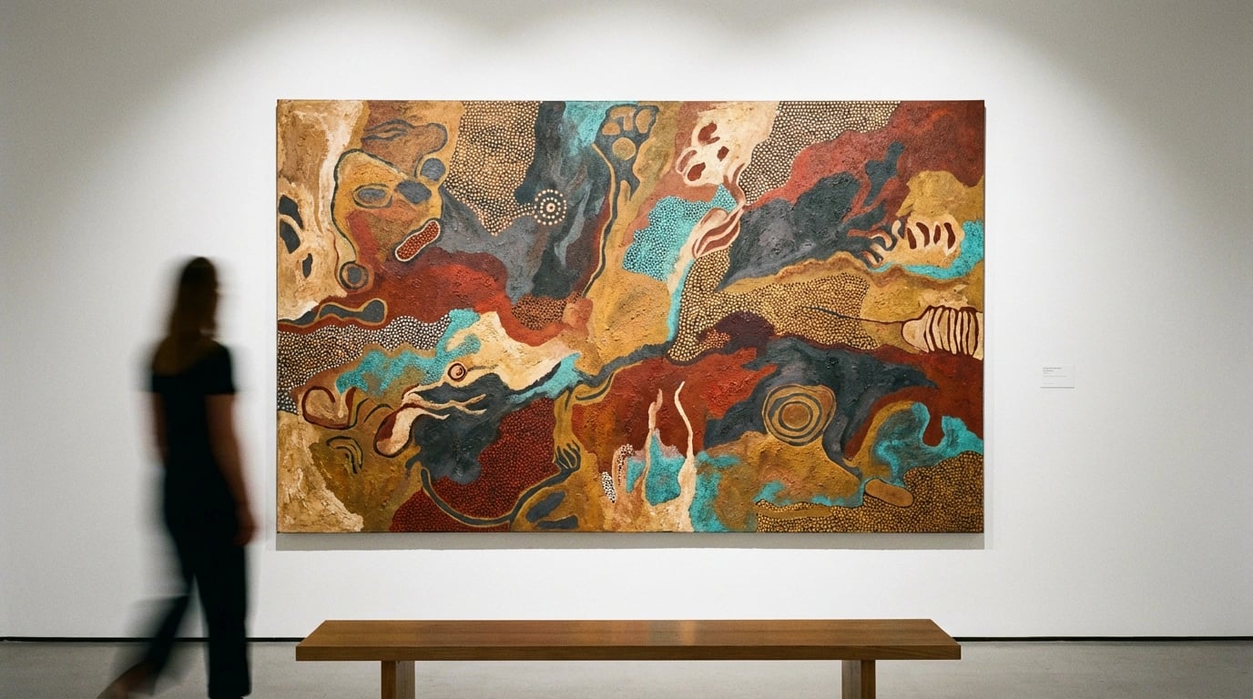 Australian Painters Redefining Abstract Art Today - Australian abstract canvas artwork visual guide for Australian Painters R