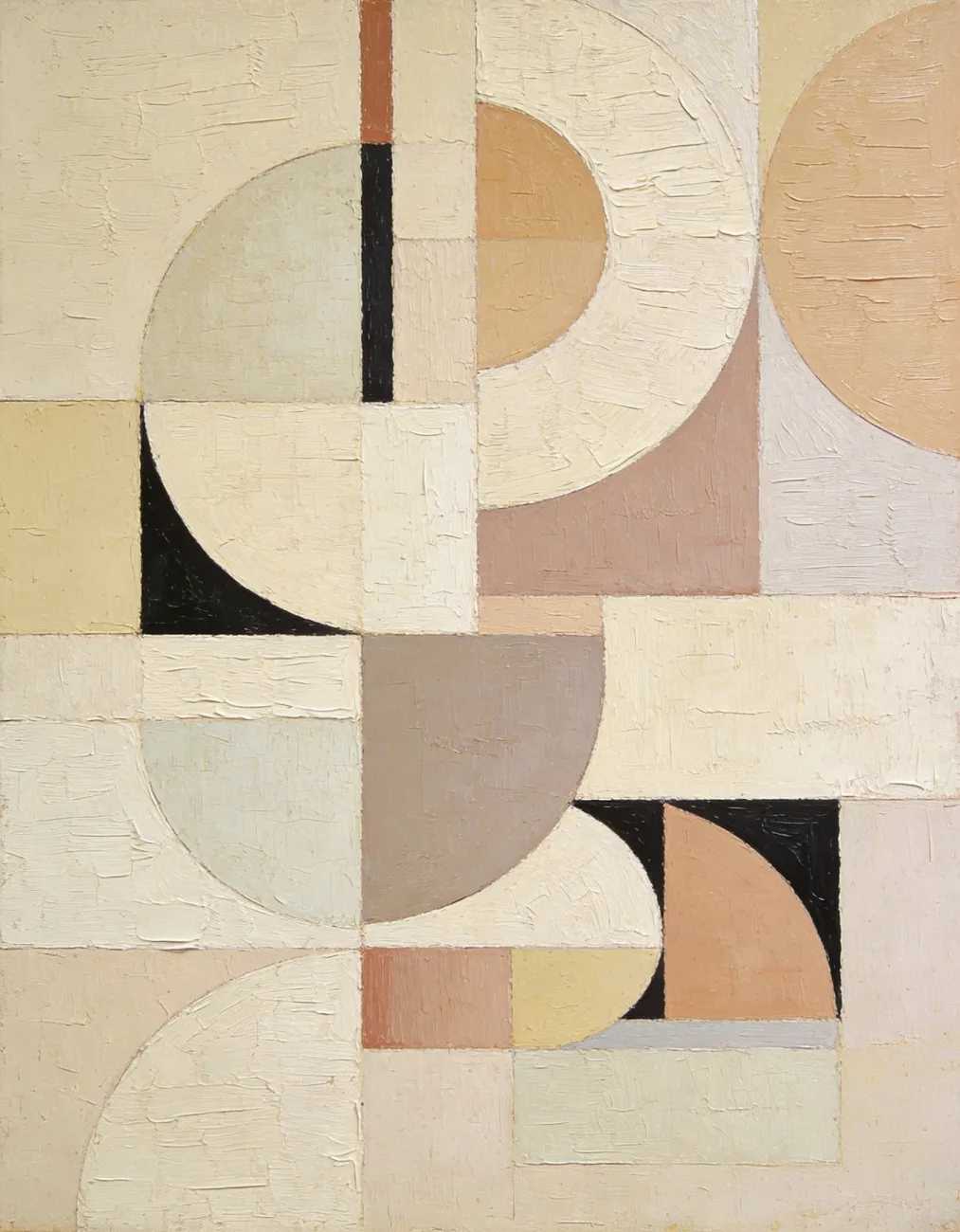 neutral abstract art print Vanilla Harvest 1 - original abstract wall art print