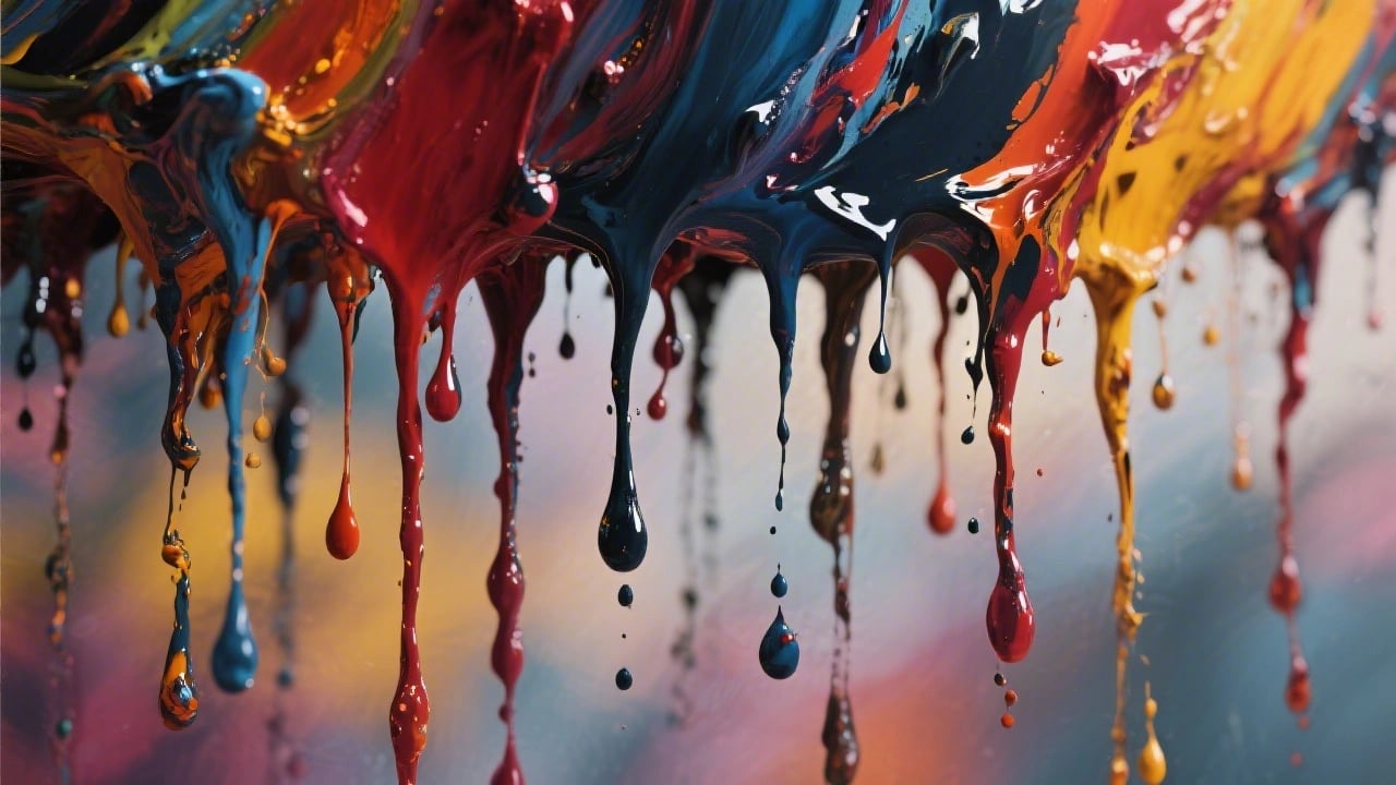 abstract expressionist paint drips - Gestural and Abstract Expressionism: Emotion in Motion
