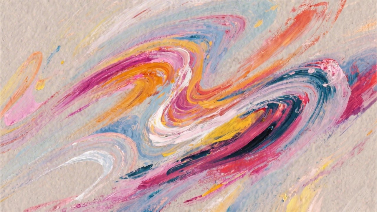 lyrical abstraction brushstrokes - Lyrical Abstraction: Poetic Visual Language