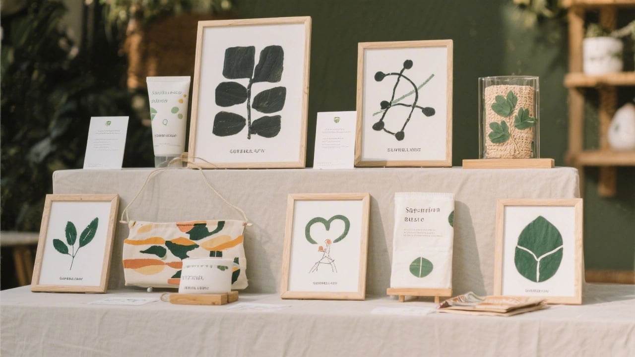 sustainable art brand products displayed - Major Brands Leading the Sustainable Revolution