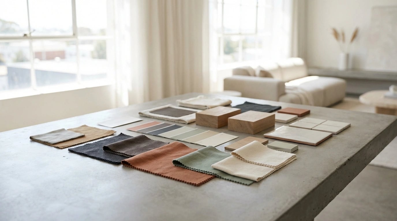 5 Colour Balance Secrets for Modern Interiors - Modern interior colour palette visual guide for 5 Colour Balance Secrets for