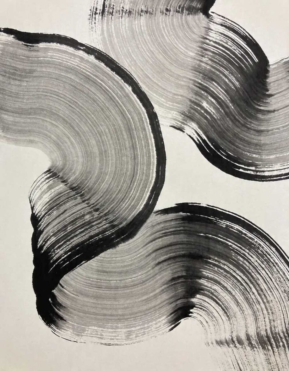Ink Ribbons 2 - Minimalist Abstract Art Print