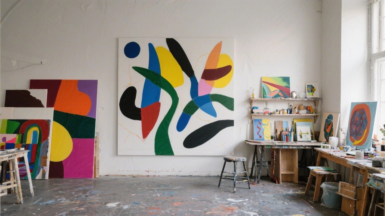 abstract art studio international collaboration - Global Practitioners and Cross-Cultural Synthesis