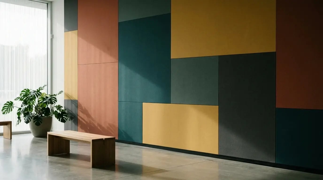 7 Colour Blocking Ideas for Modern Walls - Modern colour blocked wall visual guide for 7 Colour Blocking Ideas for Modern Wal