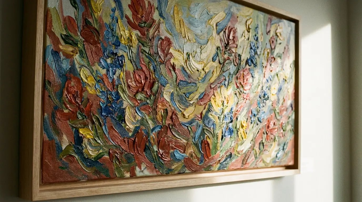 Native Australian Flora Inspiring Modern Abstract Art - Native wildflower abstract painting visual guide for Native Australia