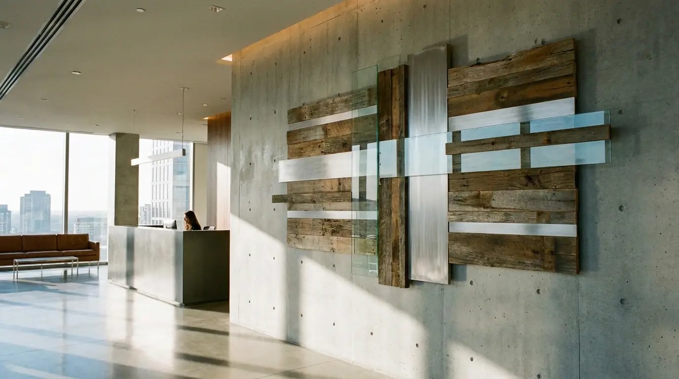 Why Your Reception Area Deserves Better Art - Modern reception area artwork visual guide for Why Your Reception Area Deserves