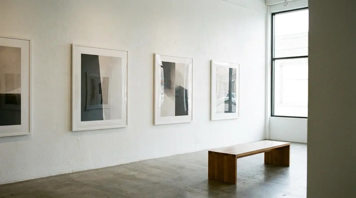 7 Minimalist Art Styles That Amplify Empty Spaces - Minimalist white gallery wall visual guide for 7 Minimalist Art Styles Th