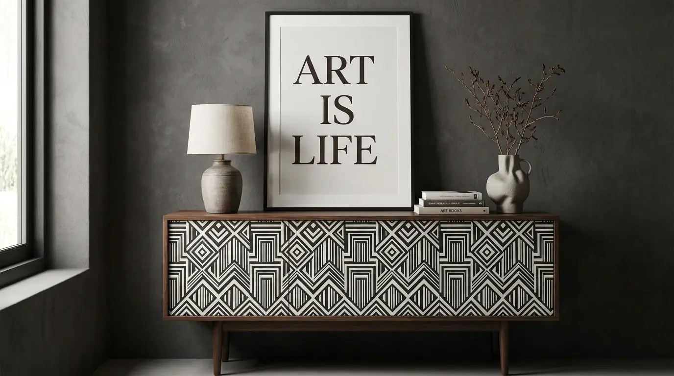 Master Console Styling with Statement Prints - featured visual guide for Master Console Styling with Statement Prints