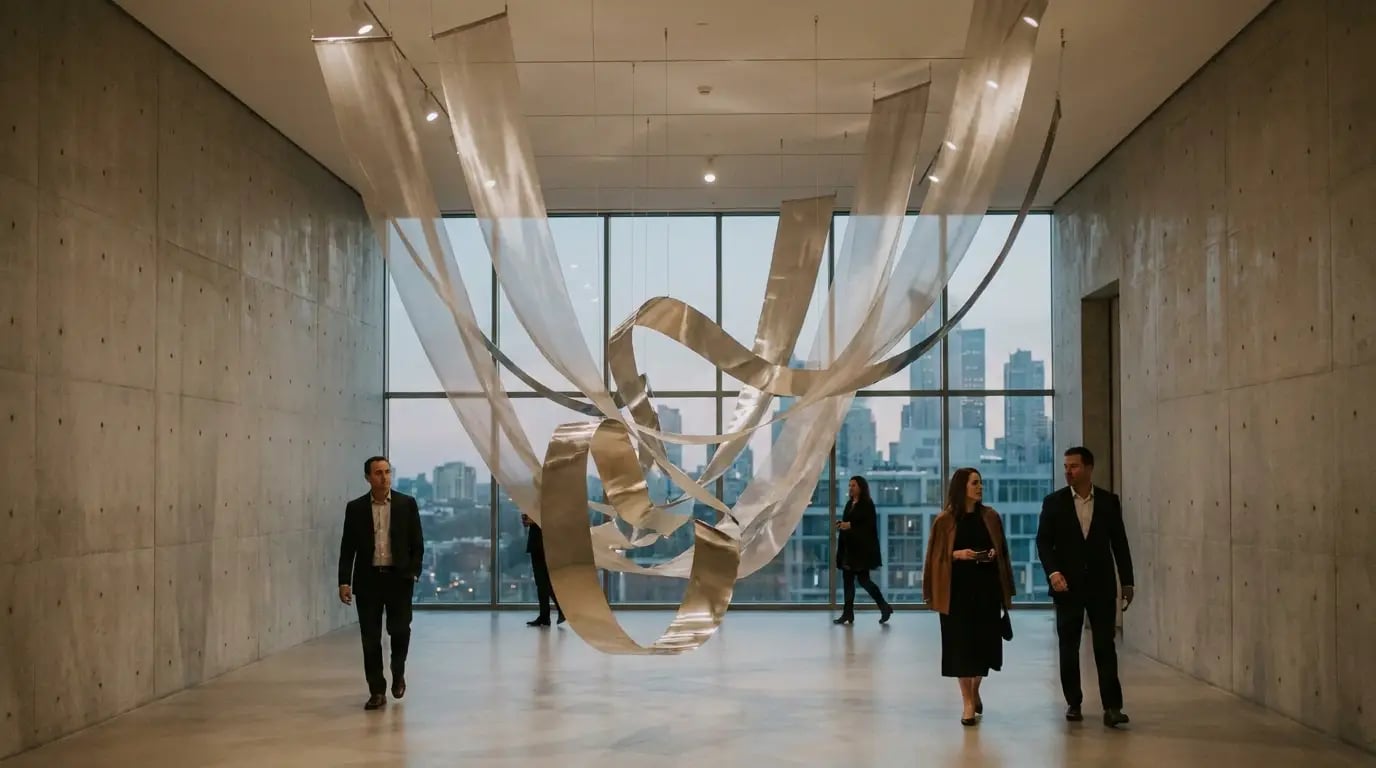 7 Emerging Art Movements Reshaping Interior Spaces - Modern interior art installation visual guide for 7 Emerging Art Movemen