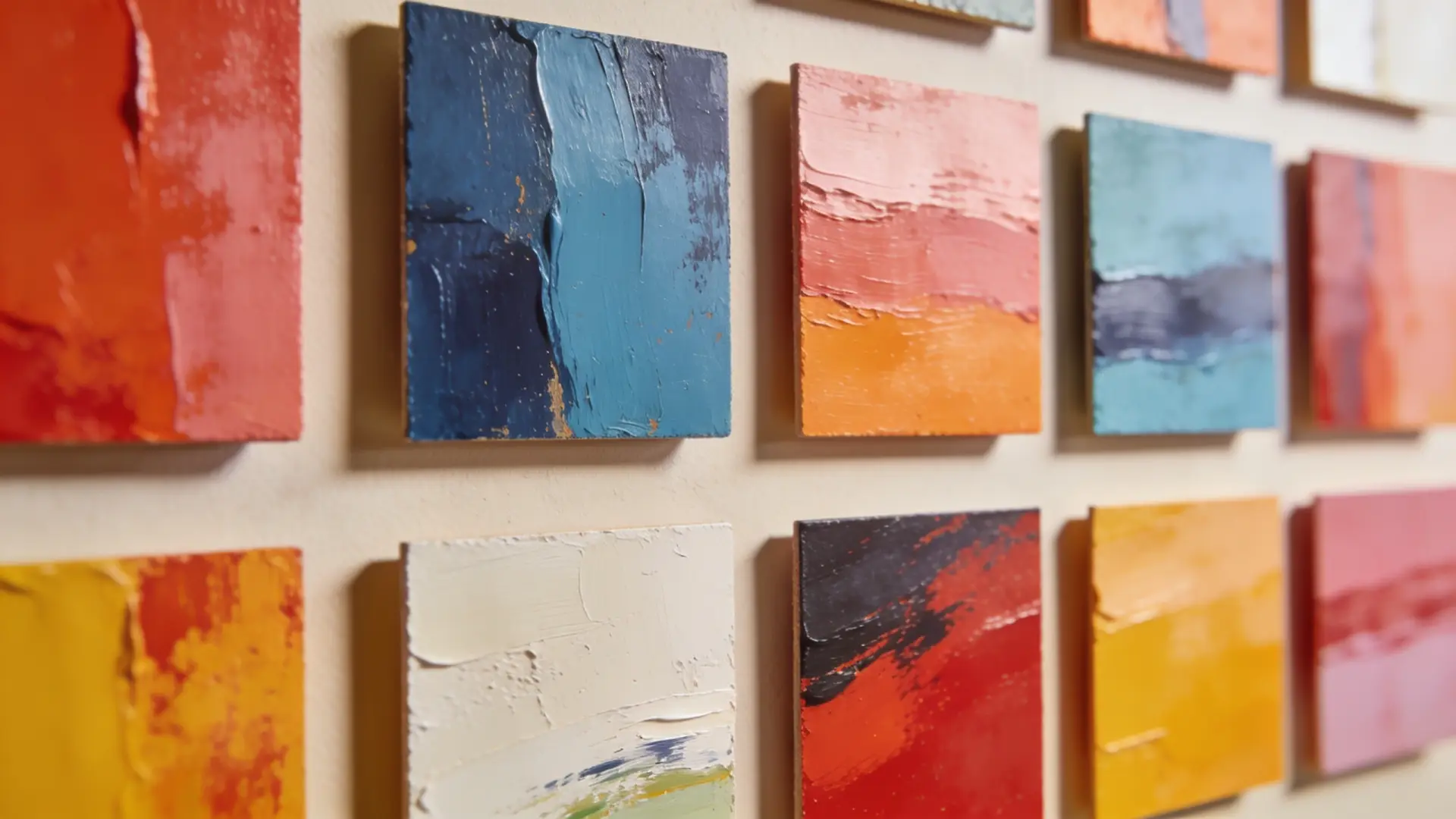 colorful wall art samples - Step 2: Choose a Colour Palette and Style